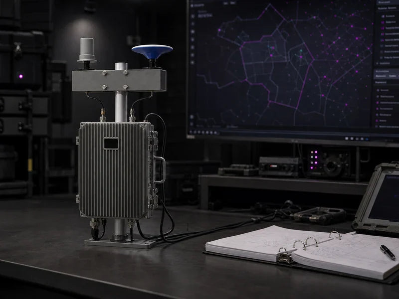 UFS1 counter-UAS equipment at a generic authorized control planning desk