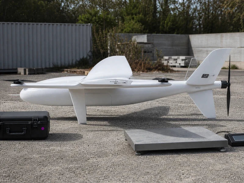 UG35 heavy-payload VTOL UAV prepared for industrial sensor integration