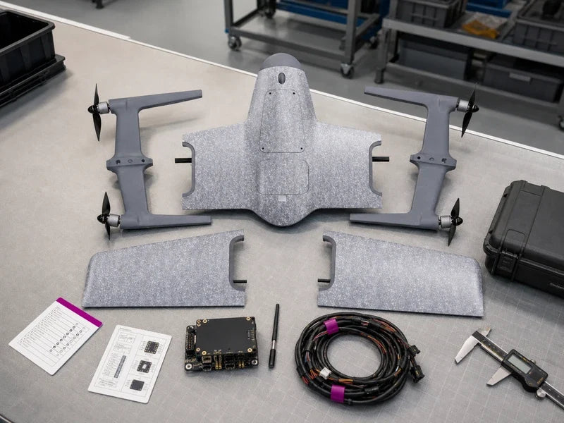 UVH PNP fixed-wing VTOL platform during a professional integration budget review