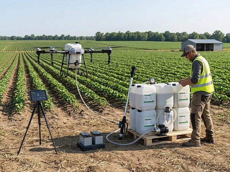 How Much Land Can a 30L Agricultural Drone Cover in One Day?