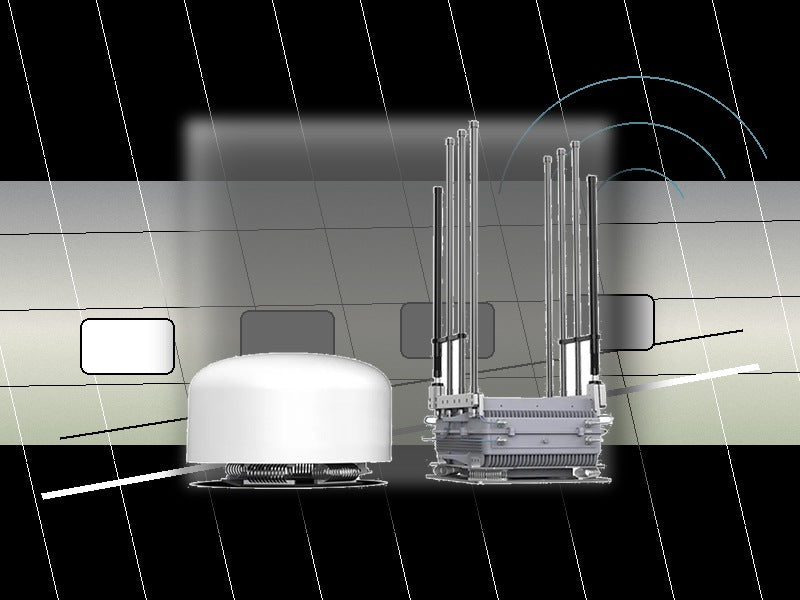 Integrated counter-UAV system near a team bus staging area