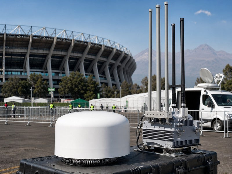 Integrated drone detection and jamming system deployed at a Mexico City stadium perimeter