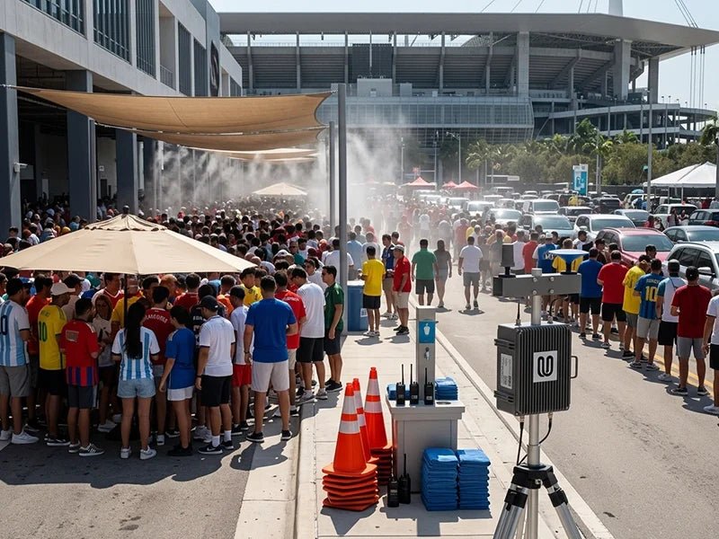 Heat Did Not Thin the Crowd