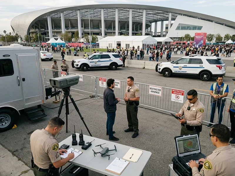 Twenty-Eight Drones, Zero Tolerance: What LA Shows About World Cup Drone Enforcement Load