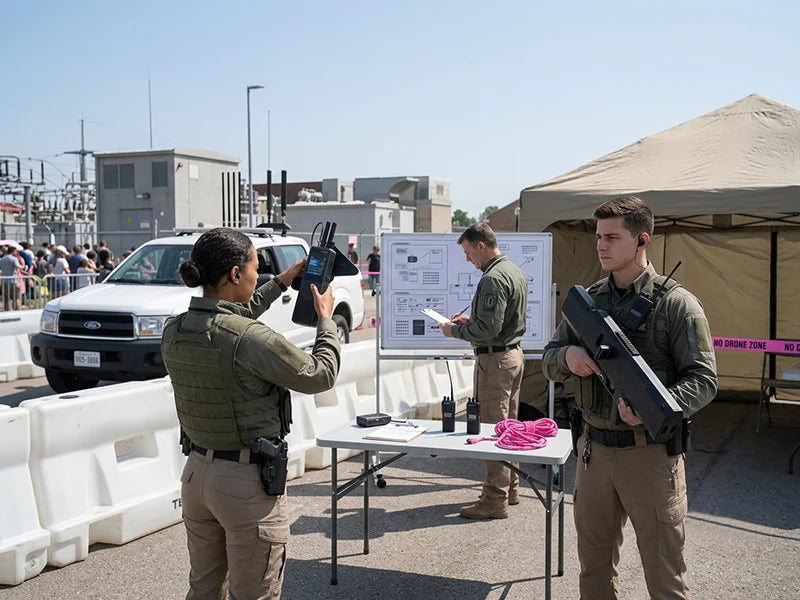 Detection Belongs to the Decision Maker. Jamming Belongs to the Authorized Responder.