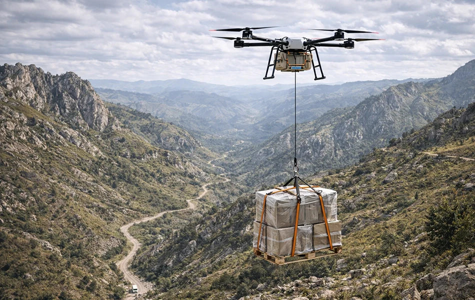 Pushing the Limits of Drone Delivery Distance: A Pilot’s Guide to 80kg Payload Operations