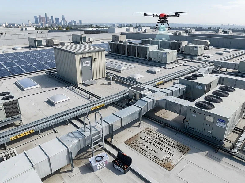 How Drones Improve Industrial Roof Inspection
