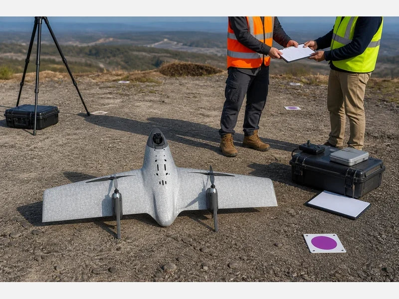 UVH1 survey VTOL aircraft near a controlled ground-evidence handover