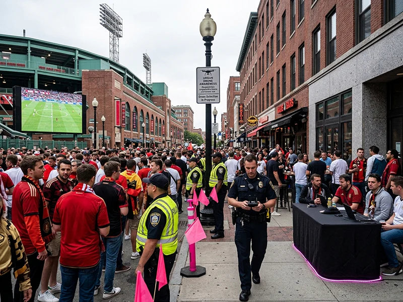 World Cup Fans Do Not Stay Inside the Football Map
