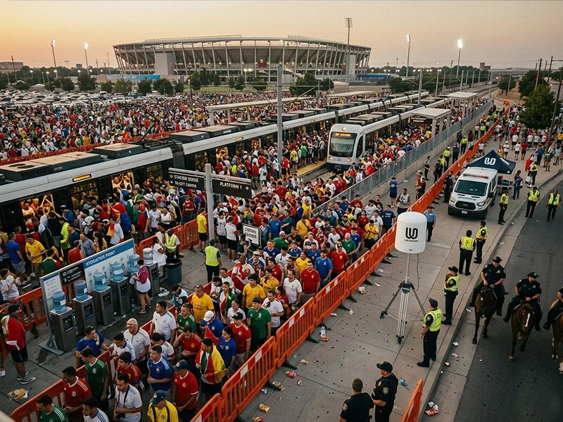 The Match Ended, but the Rail Platform Became the Crowd Zone