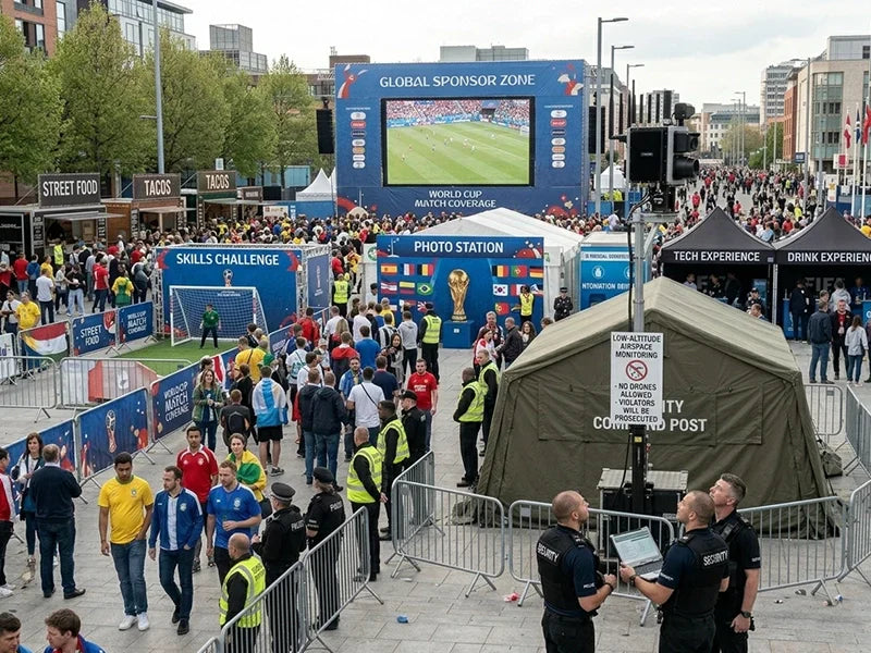 Why Sponsor Activation Zones and Broadcast Areas Need Drone Awareness During the World Cup
