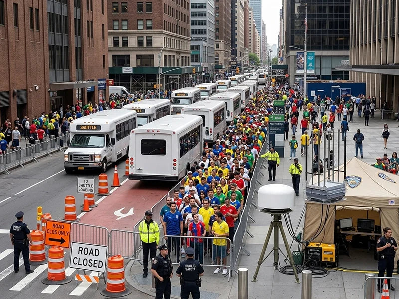 The Stadium Was Across the River: Why World Cup Transit Hubs Become Drone Security Points