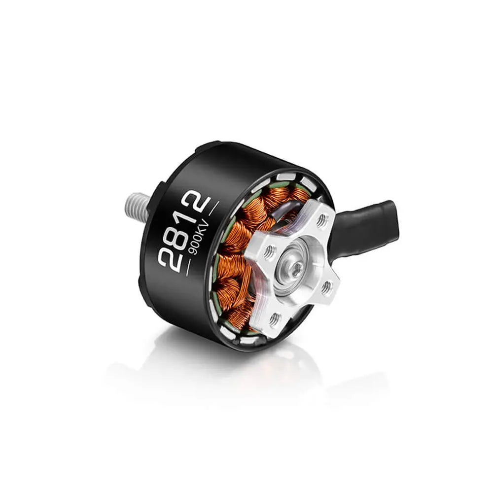 Bottom view of 2812 FPV Drone Brushless Motor highlighting precise structure and cooling holes.