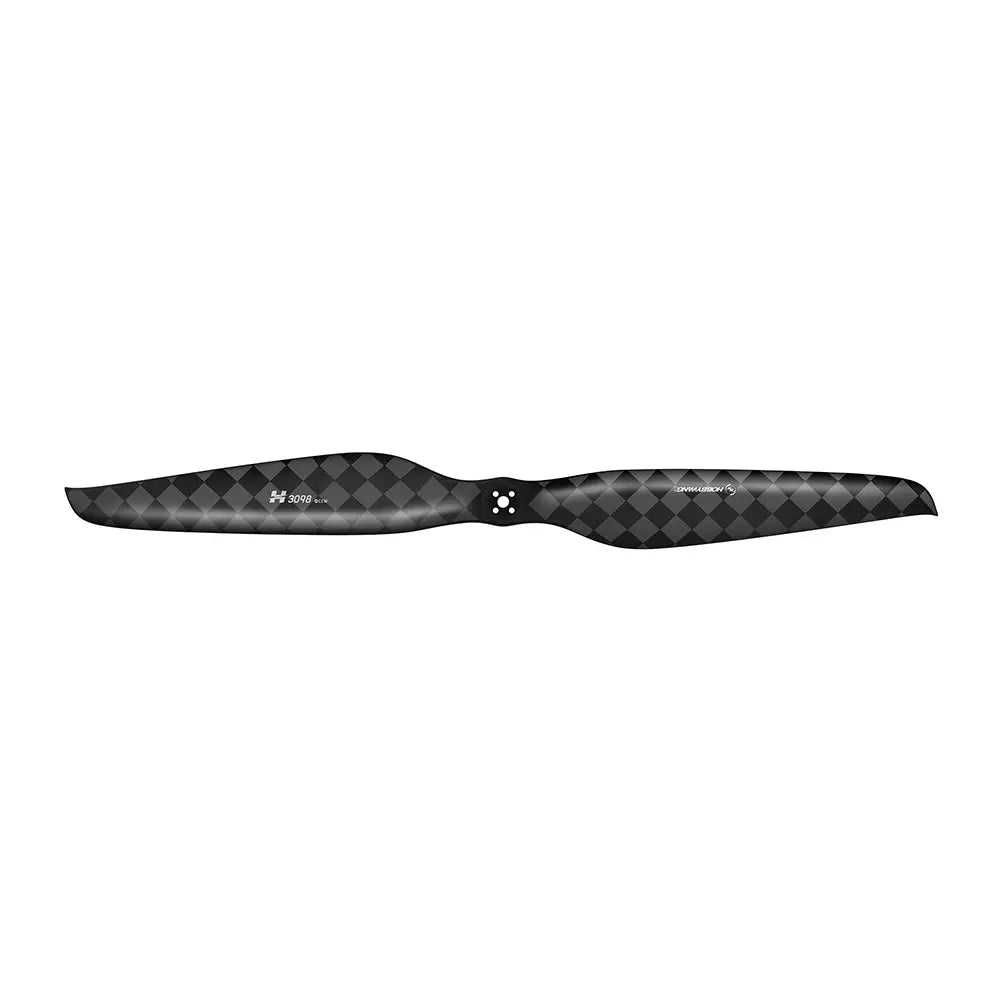 3098 Industrial Drone Propeller Top View, Carbon Fiber, 9.8 Inch