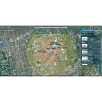 DCS drone detection software early warning interface for drone detection radar and drone detection and tracking.