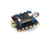 F7 flight controller and 80A ESC 4in1 stack front view for FPV drone