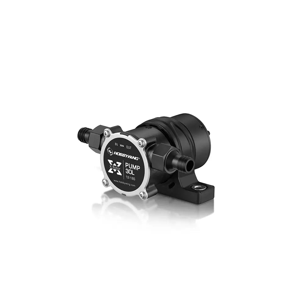 Side view of HOBBYWING 30L brushless flexible impeller water pump for agriculture drones