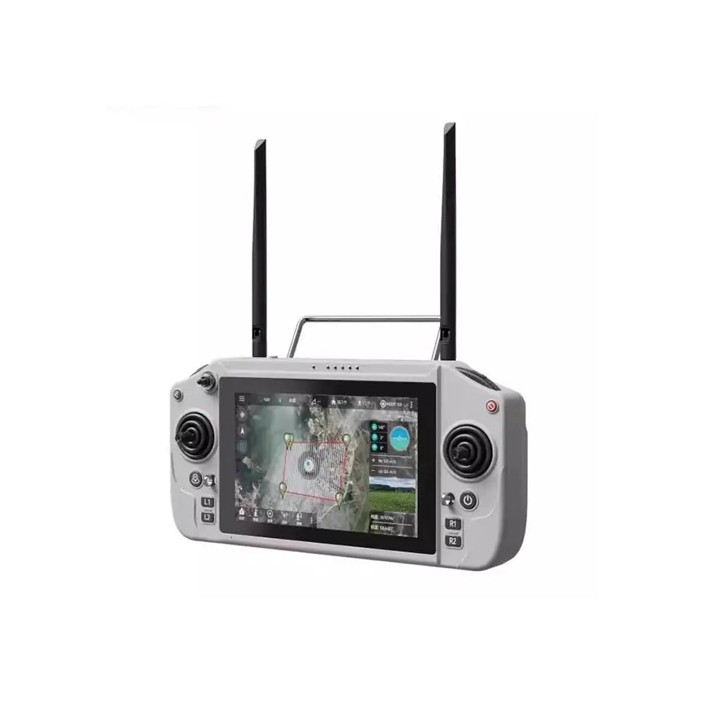 Front view of Skydroid G20 drone controller showing control sticks and display screen — professional drone remote control for long-distance flights.