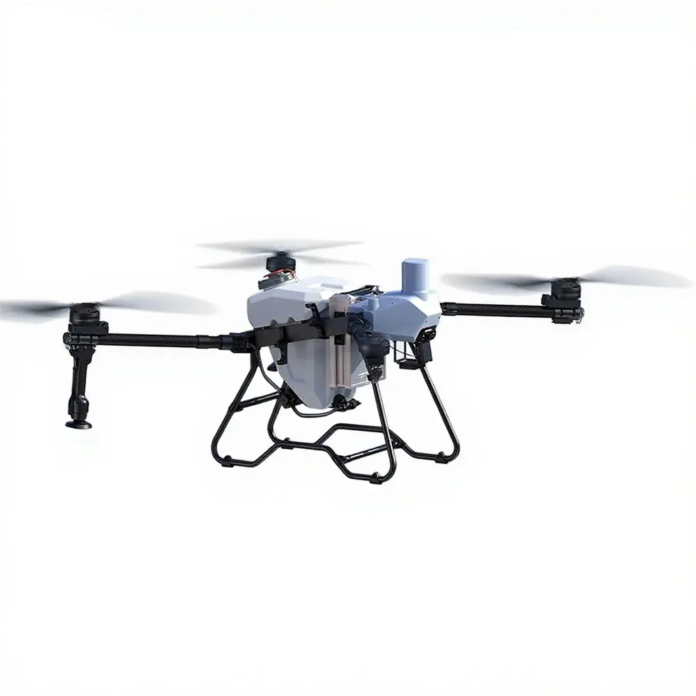 Side view of UA20 20L agricultural drone sprayer, reliable agriculture spraying drone for precision farming applications.