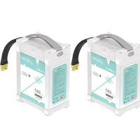 Two OKCELL 14S 20000mAh batteries for UA20 agriculture spraying drone, ensuring long flight time for agricultural drones.