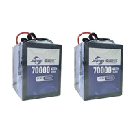 Two 14S 70000mAh semi-solid batteries for UC30 cleaning drone, extended flight time
