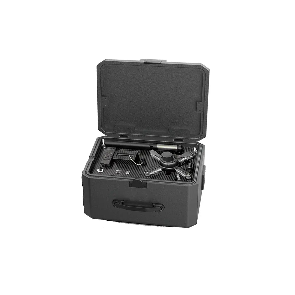 UG2L portable tethered drone lighting kit open box – compact design for temporary construction string lights