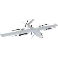 Complete UIV2200 VTOL aircraft ready for drone surveying and inspection missions, showing the full structure of a professional VTOL plane for sale.