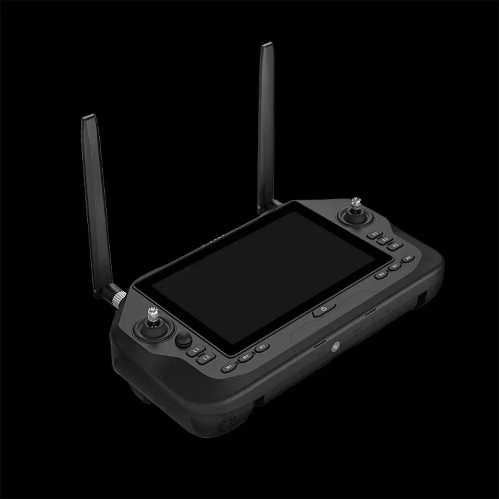 UniRC 7 / UniRC 7 PRO side view - ergonomic handheld drone controller remote for industry drone controllers