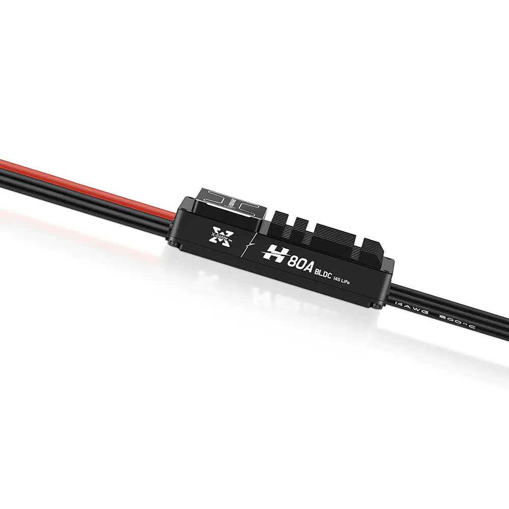 Side view of HOBBYWING XRotor H80A 14S BLDC drone ESC