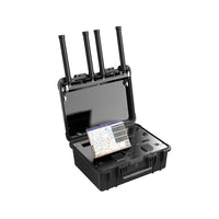 Briefcase-style Drone Locator UPL1-B anti drone system with long-range drone detection radar and drone signal jamming capability