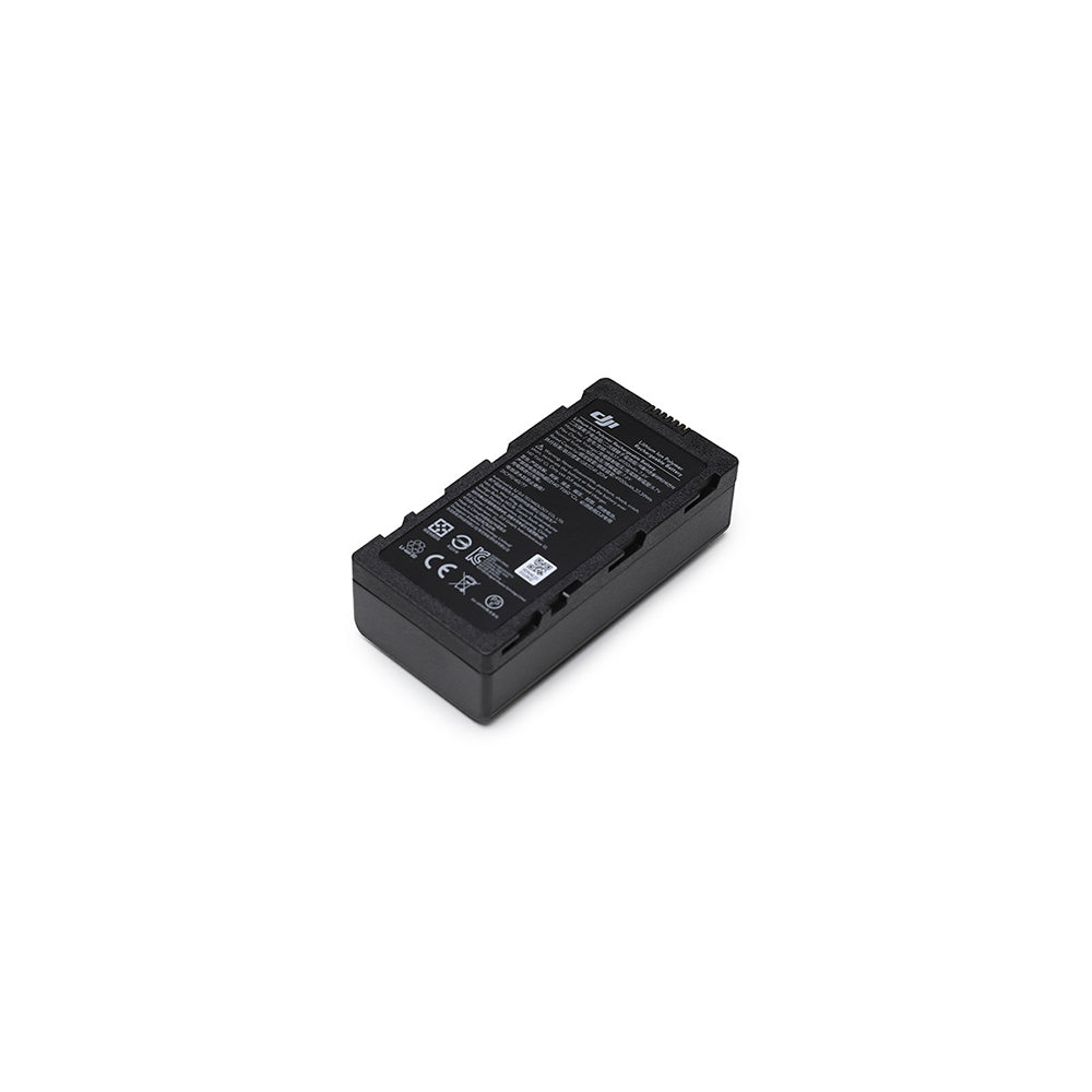 Front view of DJI WB37 Intelligent Battery with battery level button and four indicator lights