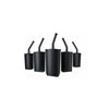 Multiple fiber optic cable spools for drone and robotics long-distance transmission
