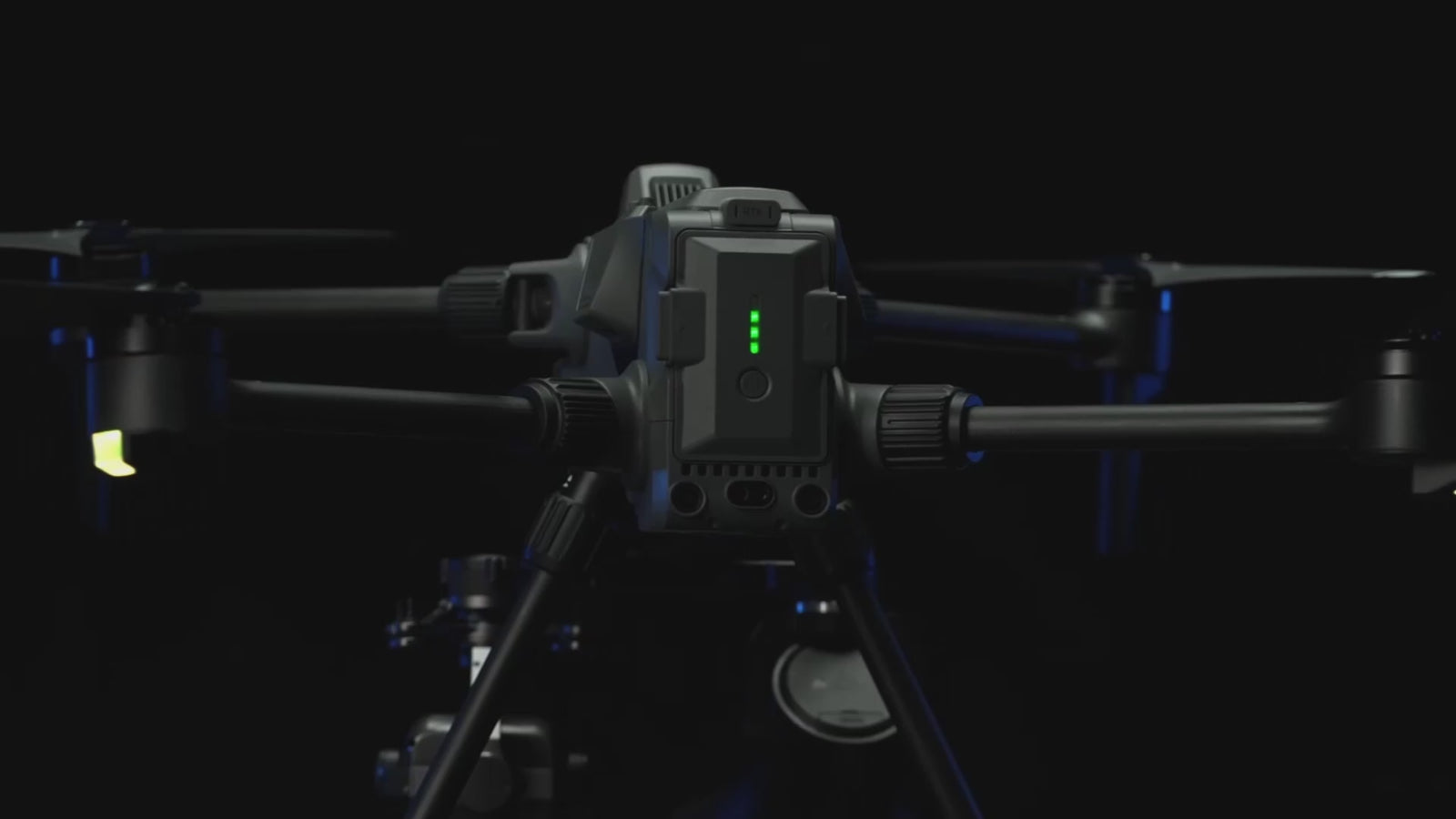 UIS400 drone utility inspection with dual payloads for power line inspections, firefighting, and multi-industry drone inspection services