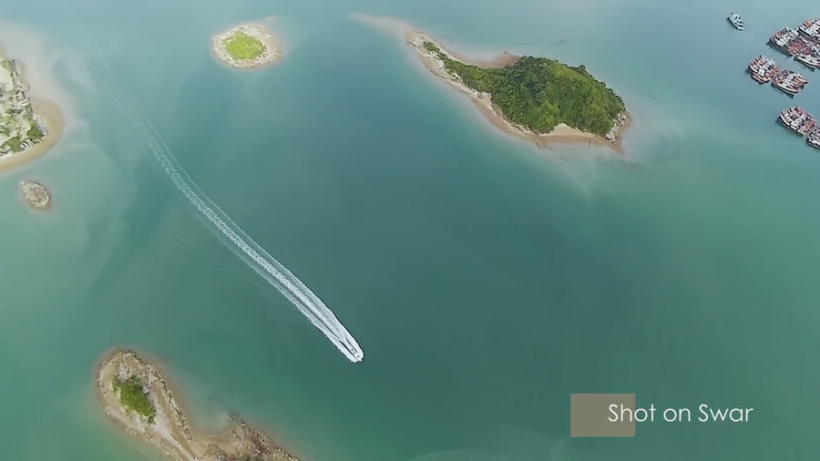 UNITED UAV aerial camera with 4K 30FPS recording, wide-angle lens and advanced stabilization for smooth and detailed video capture in motion environments
