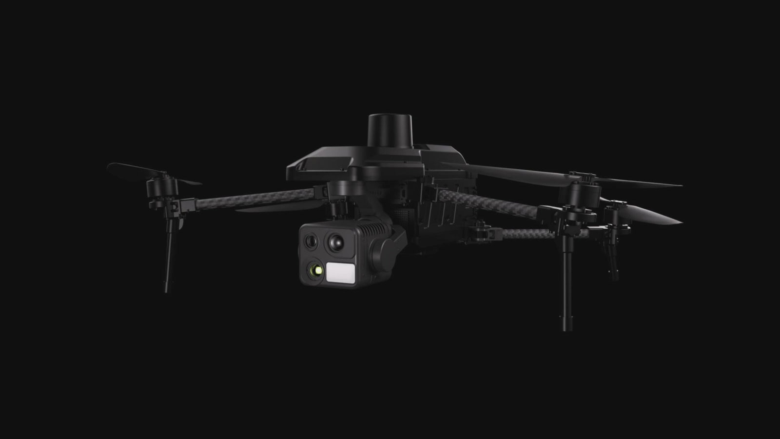 UIH multi-payload foldable multirotor drone hero video showing fast deployment and multiple gimbal payload options