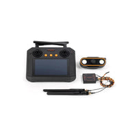 Skydroid H12 PRO drone controller connected to Ethernet camera for live video streaming and advanced remote control for a drone applications.