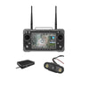 Skydroid H16 drone controller paired with 3-in-1 FPV camera for HD video transmission and professional drone control.