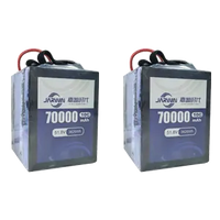 Two 70000mAh batteries included in UI20 inspection drone package for extended drone inspections
