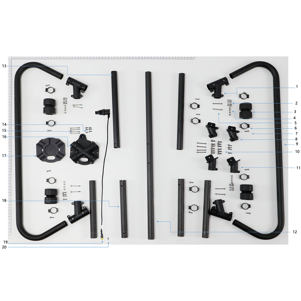 UNITED UAV DJI Agras T10 Landing Gear replacement parts and accessories