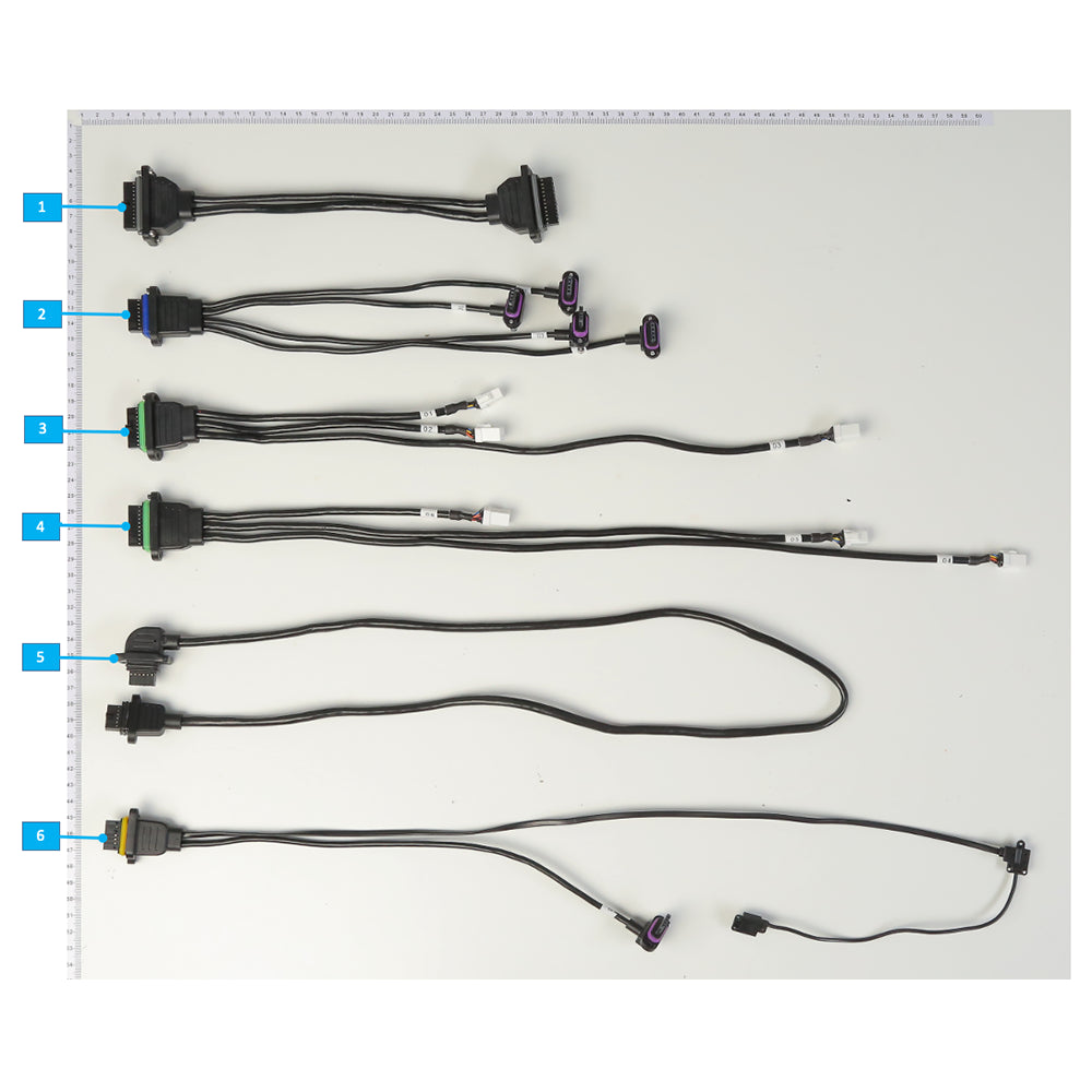 UNITED UAV DJI Agras T20 cable parts accessories numbered diagram white background