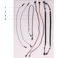 UNITED UAV DJI Agras T20P cable parts and accessories numbered diagram on white background