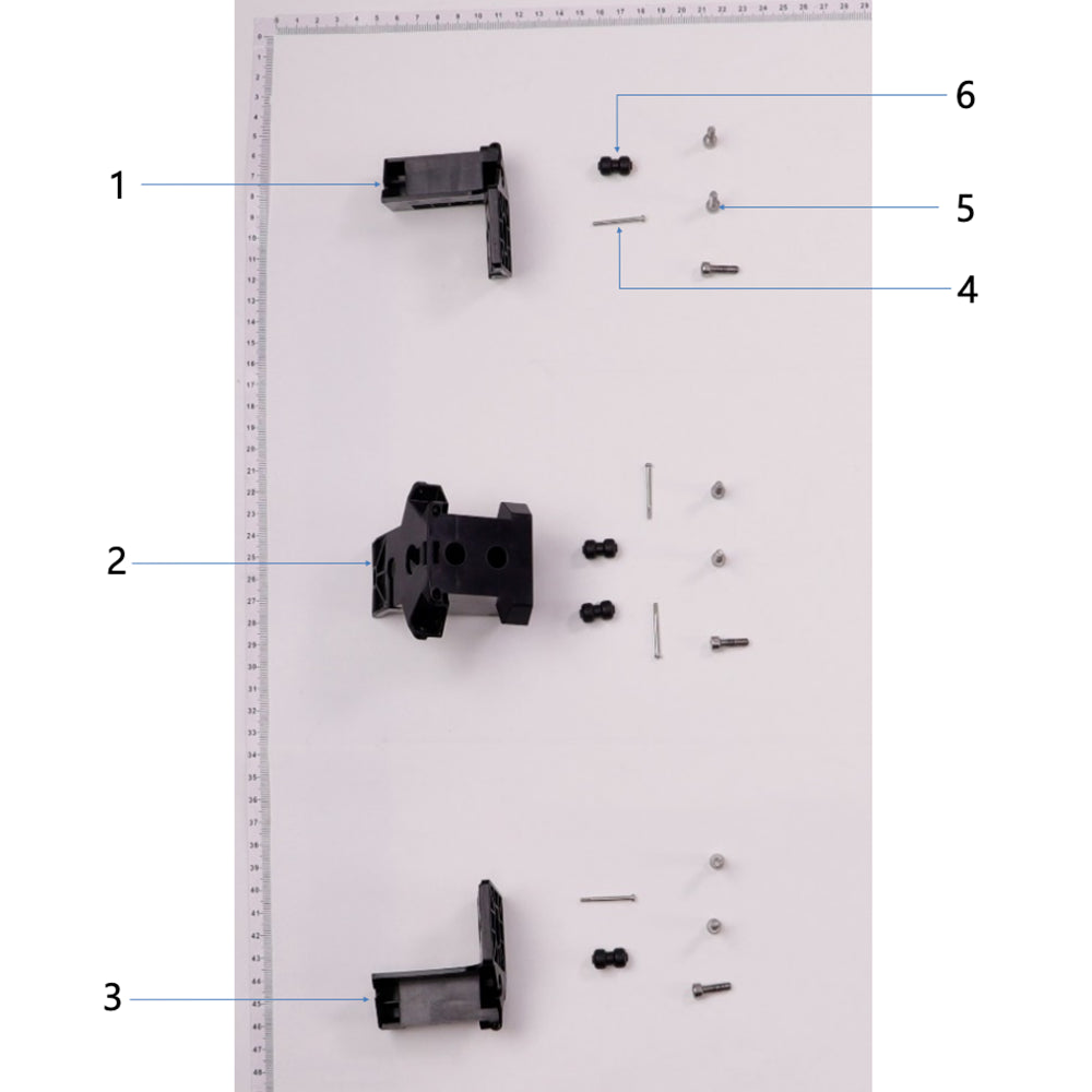 UNITED UAV DJI Agras T20P load sensor bracket parts and accessories on white background