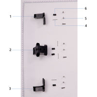 UNITED UAV DJI Agras T20P load sensor bracket parts and accessories on white background