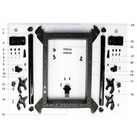 UNITED UAV DJI Agras T25 middle frame parts accessories numbered diagram white background