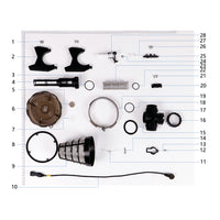 UNITED UAV DJI Agras T25 Tank 2 parts accessories numbered diagram white background