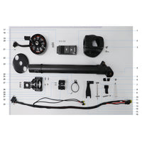 UNITED UAV DJI Agras T30 M1 Aircraft Arm parts accessories numbered diagram white background