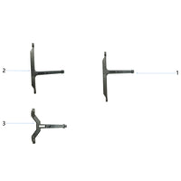 UNITED UAV DJI Agras T30 M3 M4 M5 M6 spray lance parts accessories numbered diagram white background