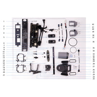 UNITED UAV DJI Agras T40 Front Frame parts accessories numbered diagram white background