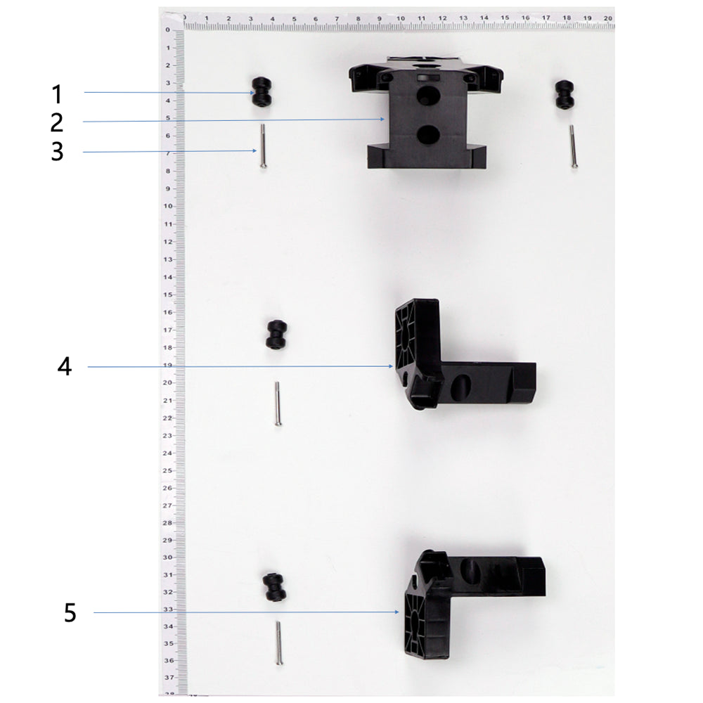 UNITED UAV DJI Agras T40 Load Sensor Bracket parts accessories numbered diagram white background