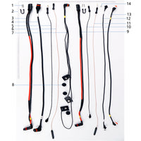 UNITED UAV DJI Agras T50 cables parts accessories numbered diagram with material numbers